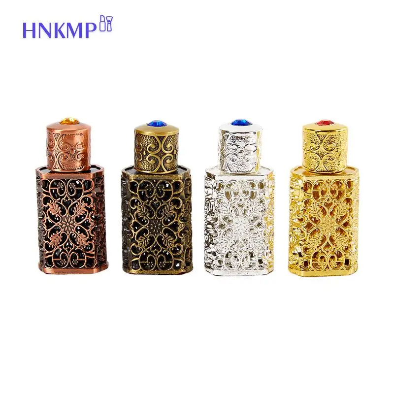 

3ml Mini Antiqued Perfume Refillable Bottle Arab Style Essential Oils Atomizer Perfume Spray Bottle Wedding Decoration Gift