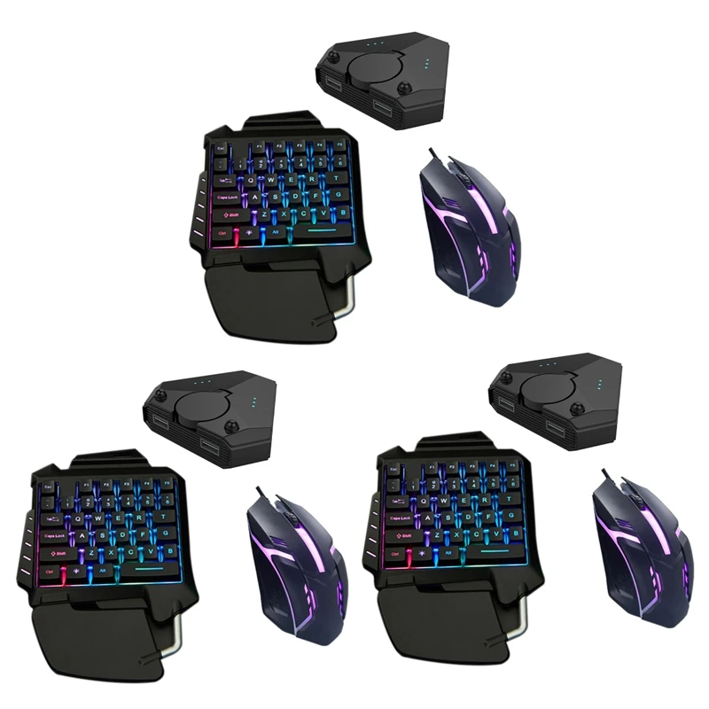 

3X Controller For PUBG Gaming Keyboard Mouse Converter Kit Bluetooth 5.0 Mobile Controller For IOS Android Game
