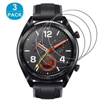 3pcs protective glass for huawei watch gt gt2 46mm screen protector on hauwei gt 2 smart watch safety glas armor protection film