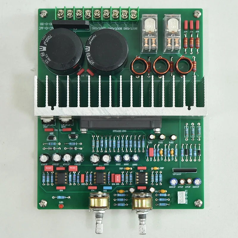 STK433-270 густая пленка 3X60W усилитель мощности с радиатором