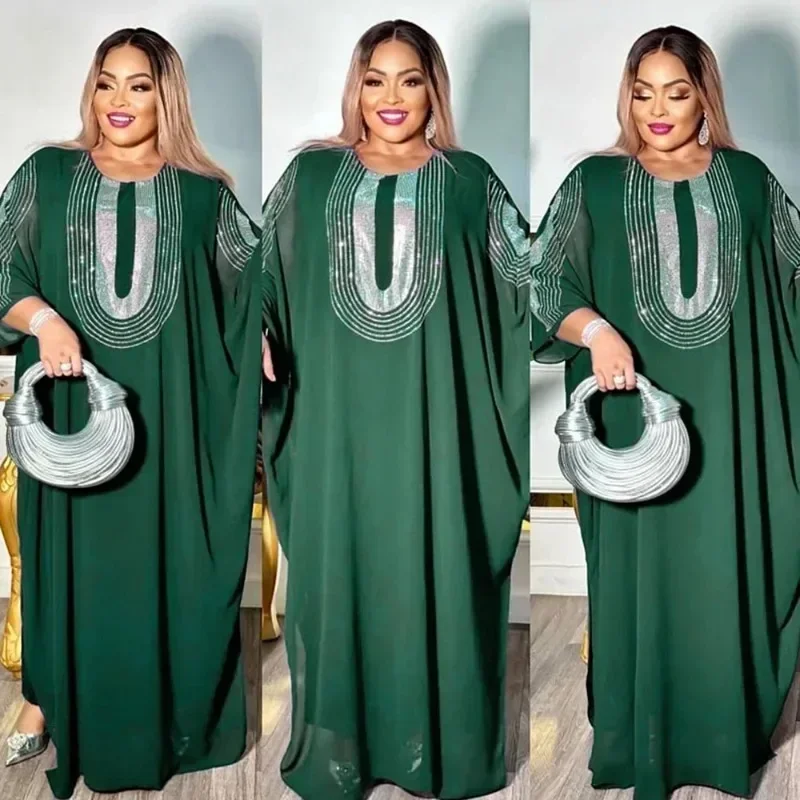Abayas для женщин Дубайский Африканский мусульманский модный сарафан атласное