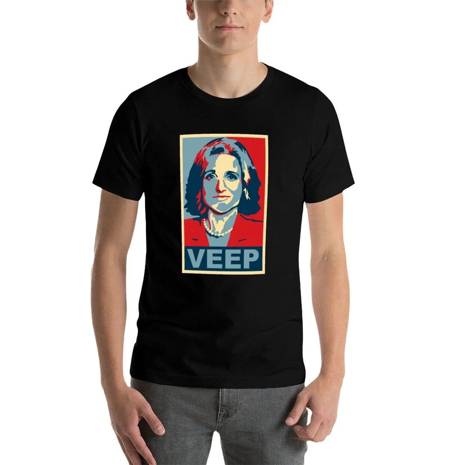 Фото Футболка VEEP, мягкая повседневная хлопковая футболка с короткими рукавами №4