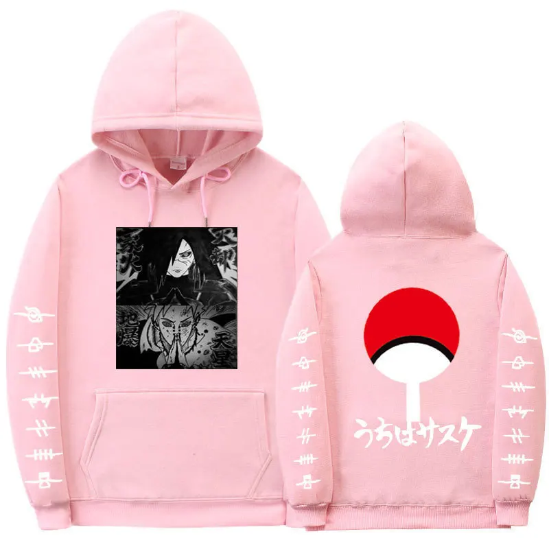 

Naruto Sweatshirt Men and Women Japanese Lazy Wind Naruto Plus Velvet Loose Hooded Jacket Winter Clothes Women Anime Hoodie