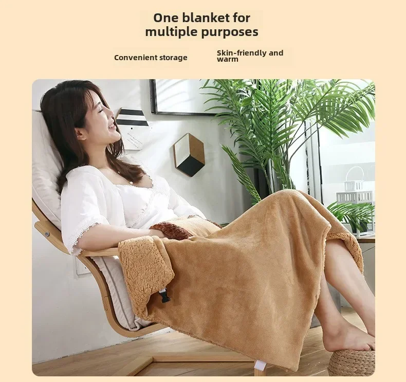 Теплое одеяло USB электрическое постоянная температура моющийся безопасное