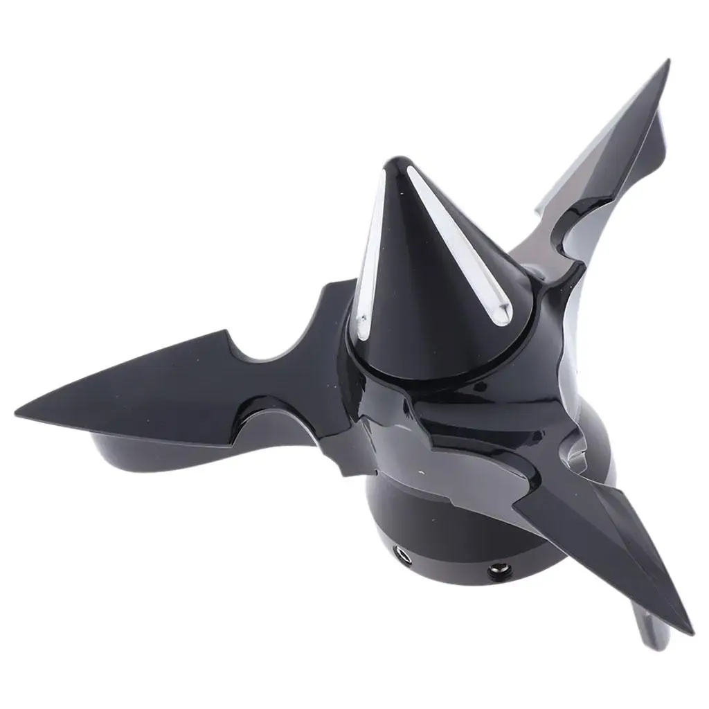 

Spun Blade Front Axle Nut Cover For Harley Electra Glide Touring