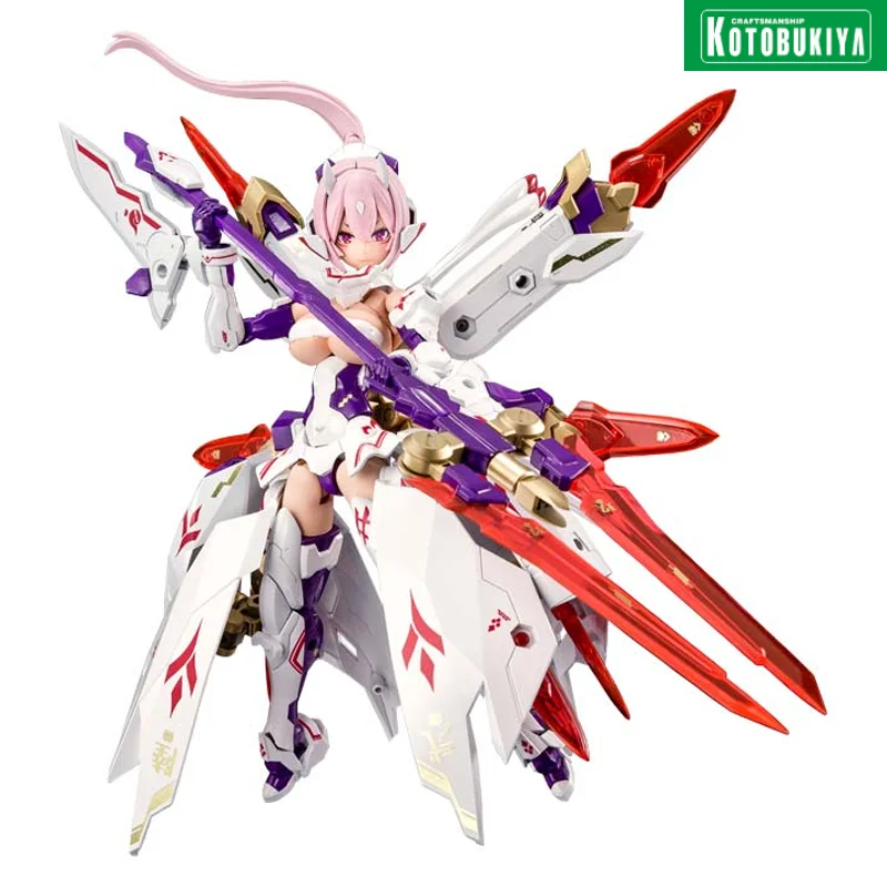 

Original Kotobukiya KP515 Megami Device12 Zhu Luo Ninja White Nine Tails Mobile Suit Girl Anime Figure Assembly Model Gifts