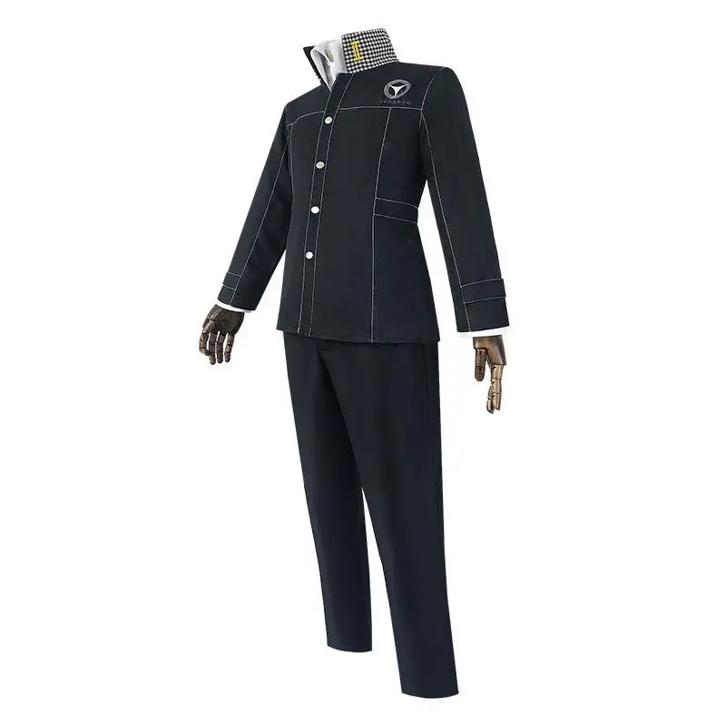 Костюм для косплея из аниме Persona 4 P4 Shin Megami Tensei Narukami Yu верхняя школьная форма