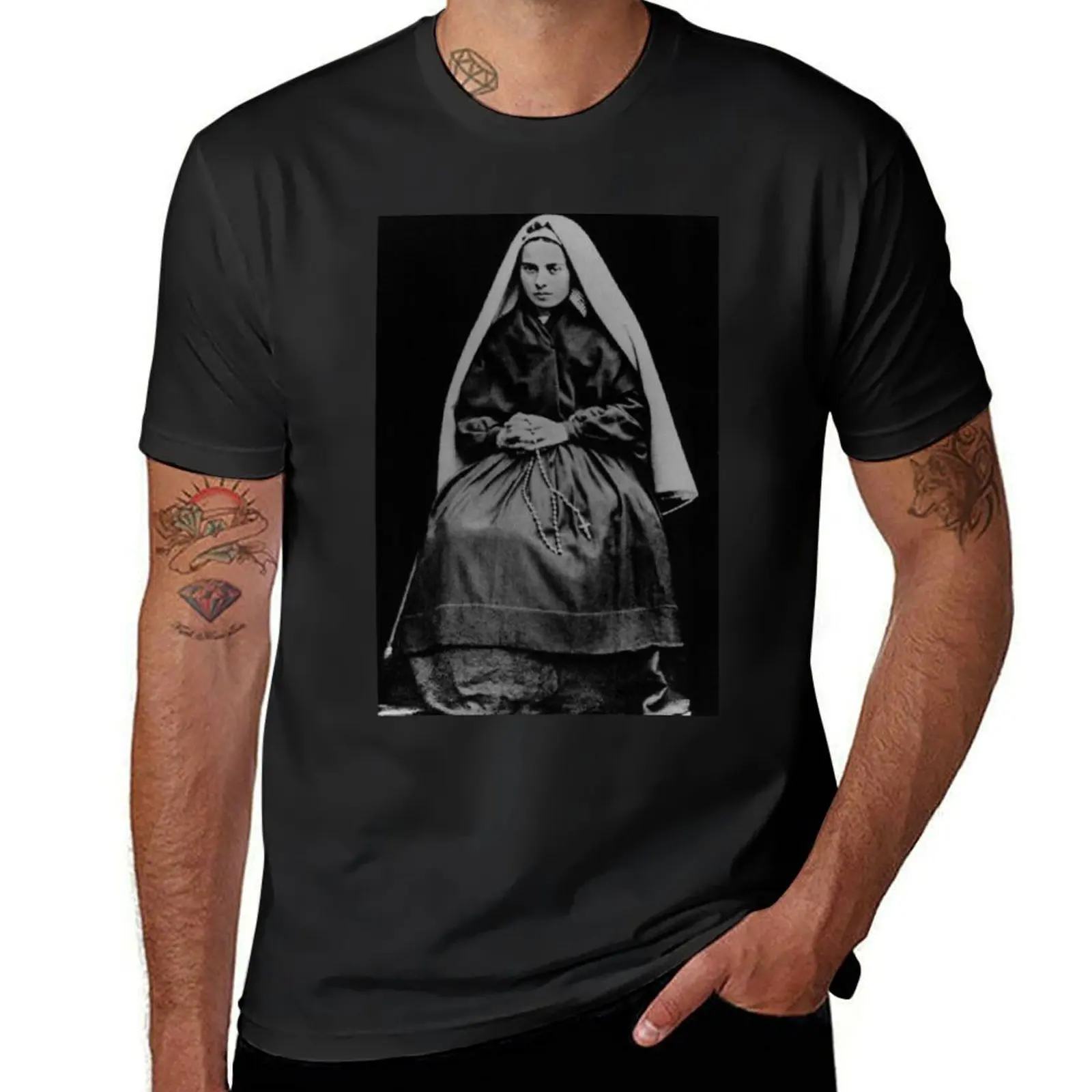 Saint Bernadette Soubirous-18 февраля во Франции Футболка модные рубашки эстетическая одежда