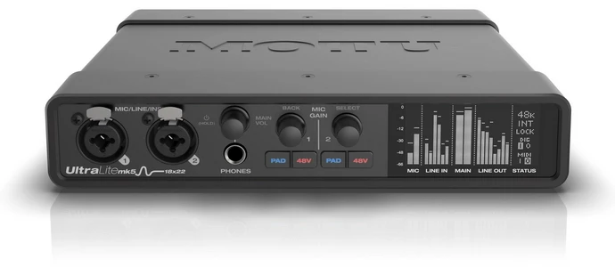 Аудио/Миди интерфейсы конверторы MOTU UltraLite mk5 Профессиональный аудио |