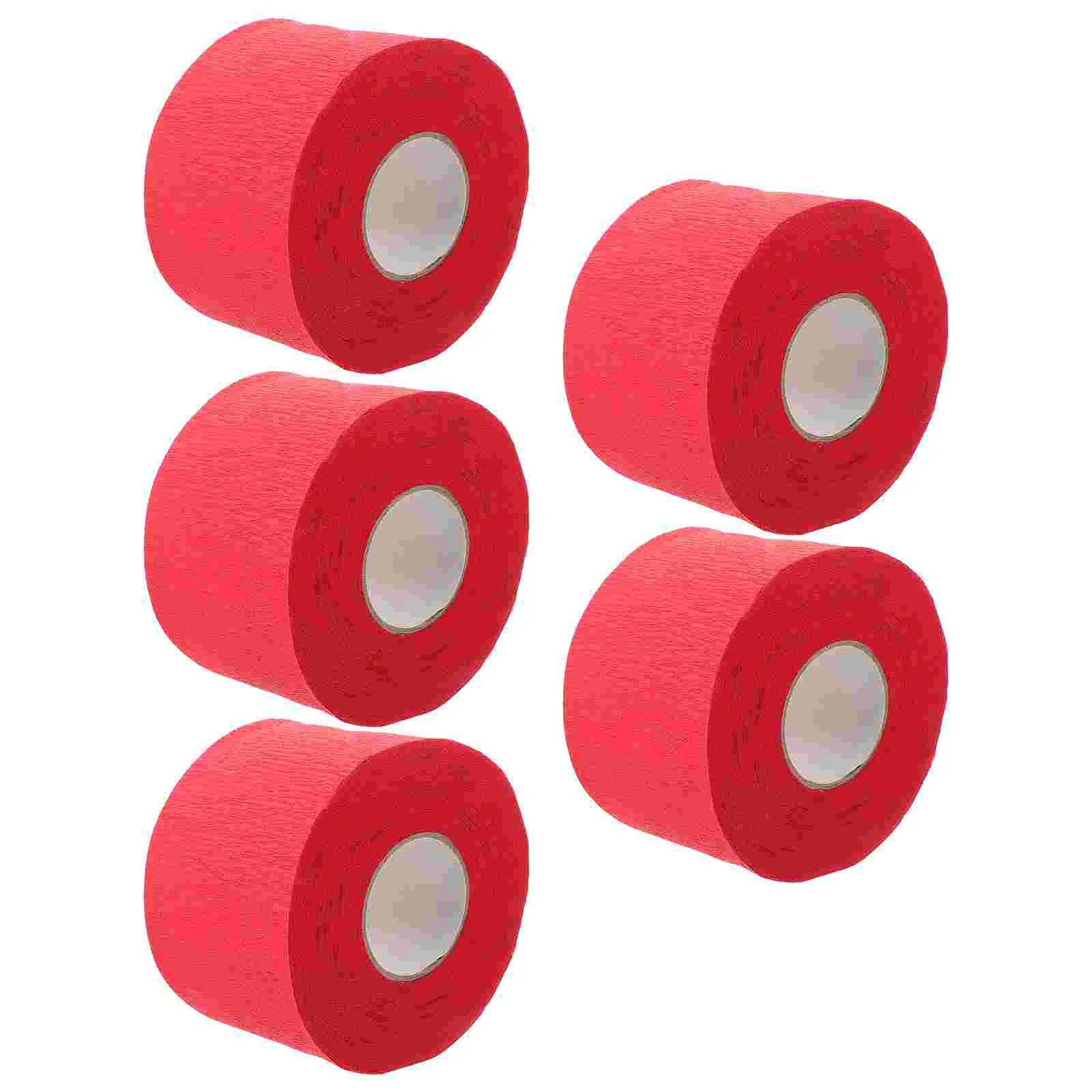 5 рулонов полосок для парикмахерских шеи одноразовые бумажные полоски