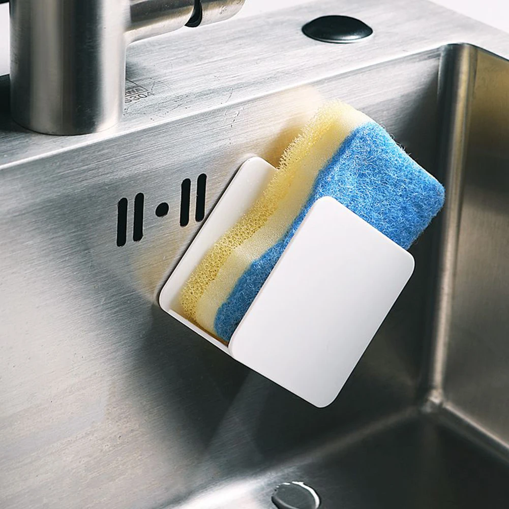 

1*Sink Sponge Storages Rack Drain Storage Shelf Kitchen Wire Ball Rag Organizer Holder Kitchen Storage Rack Hooks Kitchen Tool