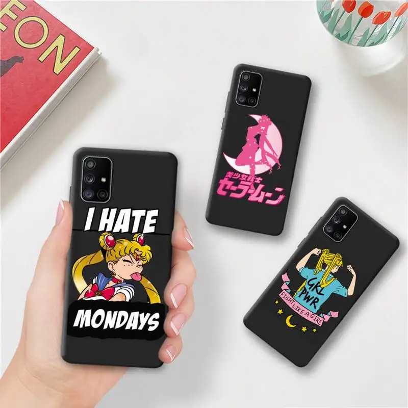 

Sailor Moon Tsukino Usagi Phone Case For Samsung Galaxy A52 A21S A02S A12 A31 A81 A10 A30 A32 A50 A80 A71 A51 5G
