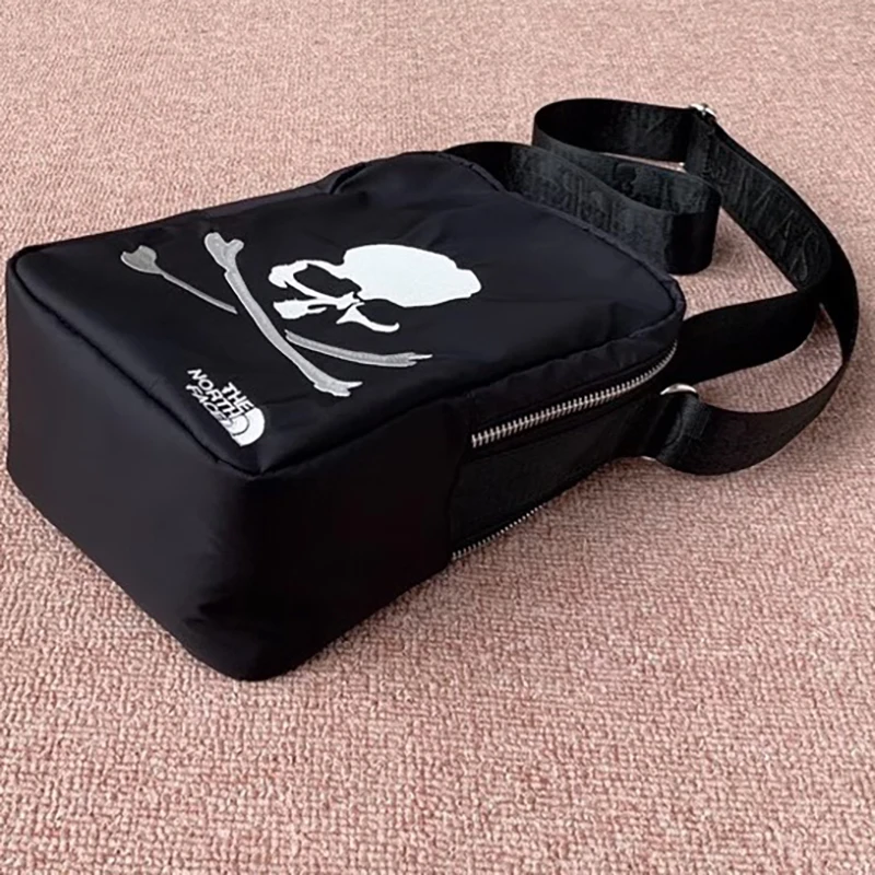 MASTERMIND New MMJ Black Soul Skeleton Bag Mastermind Japan's Multi-Functional Digital Sling Bag Cross-Body Bag and Hanging Bag