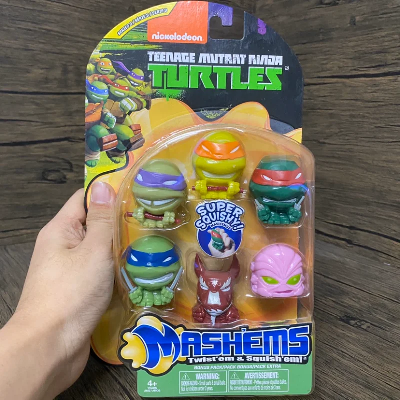 

Original Anime Model Cartoon Figure Teenage Mutant Ninja Turtles Raphael Da Vinci Michelangelo Action Figures Model Toys