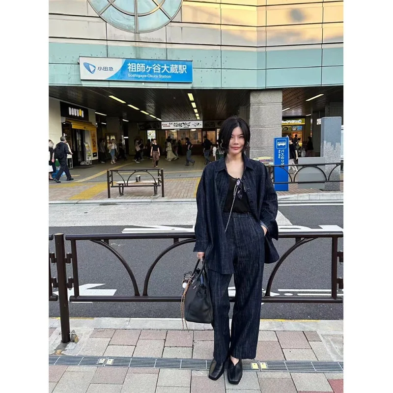 Осенний новый высококачественный джинсовый пиджак с лацканами SuperAen длинные