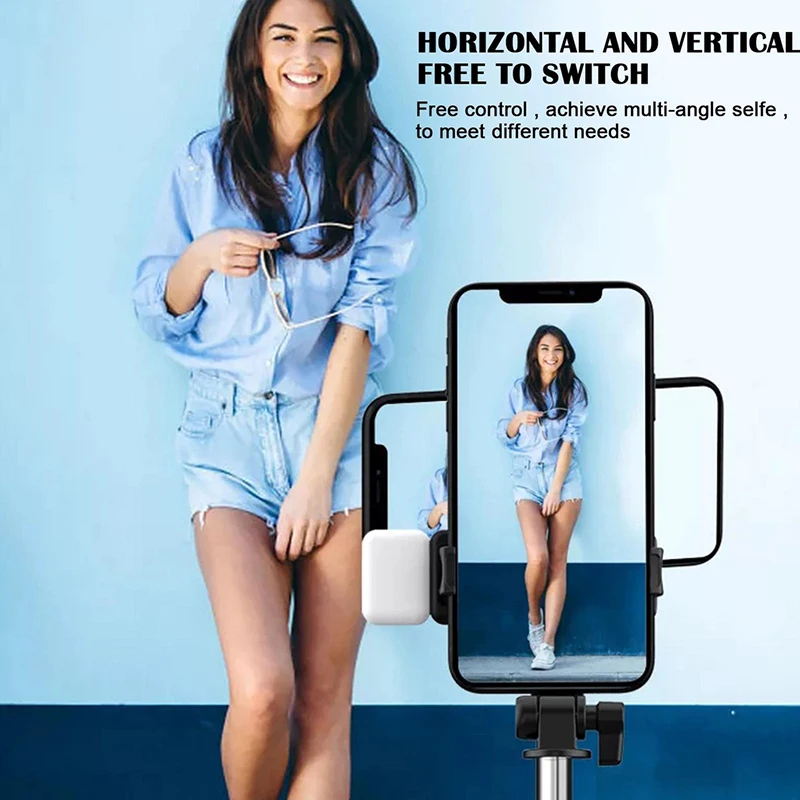 [Быстрая доставка] штатив 4 в 1 держатель для телефона селфи-палка со штативом