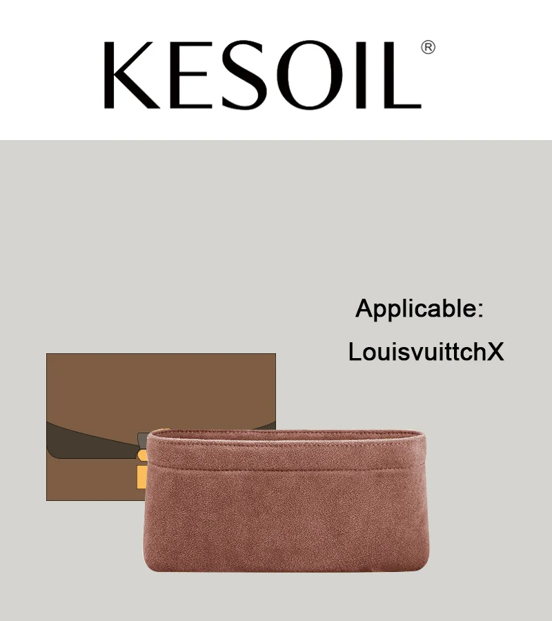 

KESOIL Bag liner, portable storage, sorting, lining, cosmetics compartment, interior bag, bag support accessories