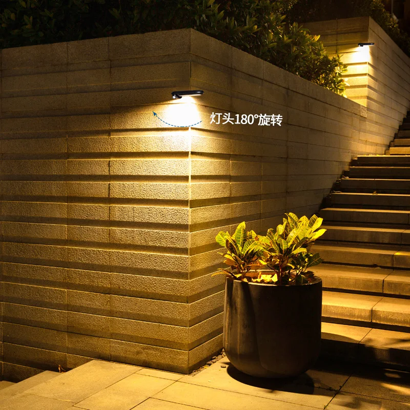 

Human Body Induction Switch LED Solar Wall Lamp IP65 Waterproof Household Outdoor Patio Lighting Street Lamp