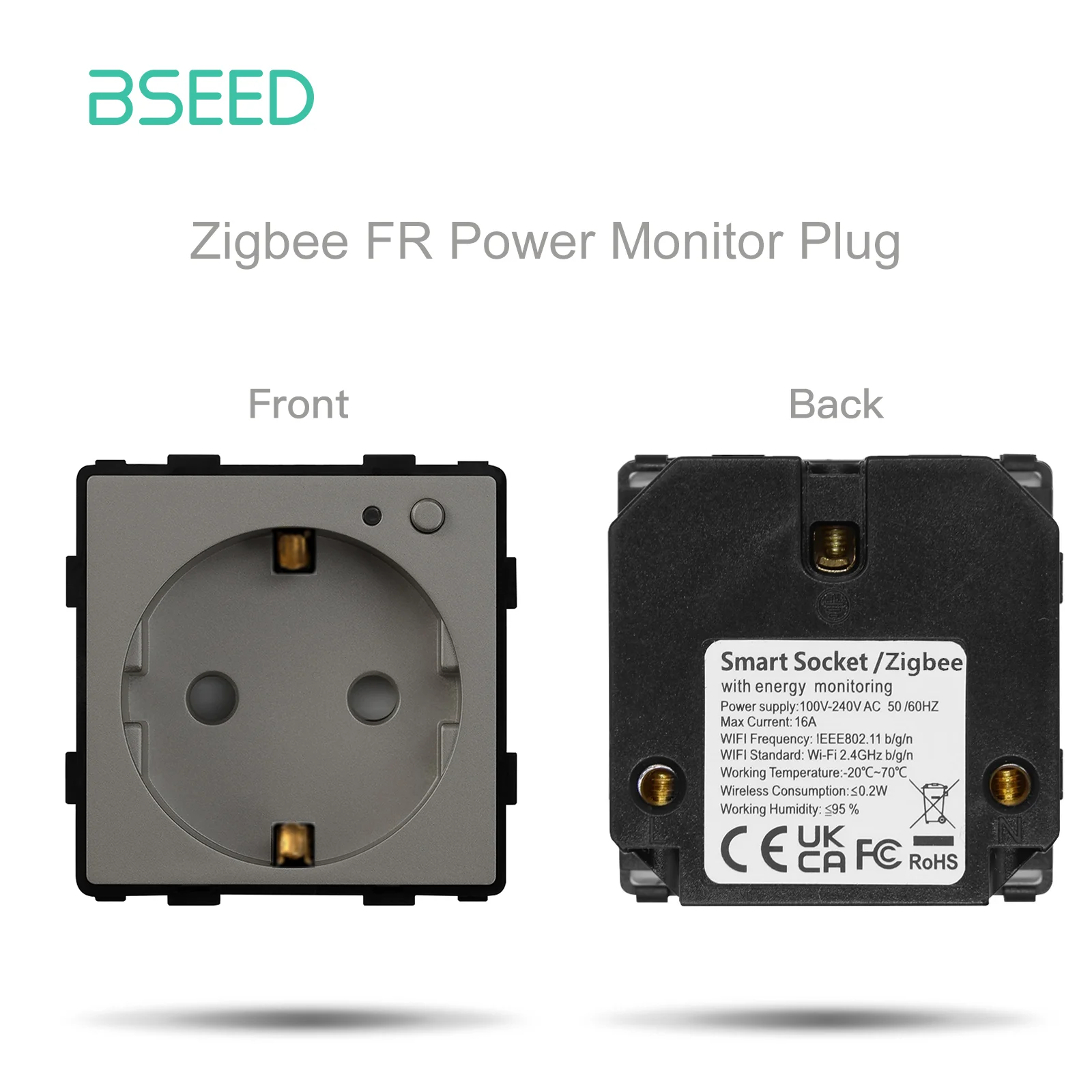 

Умная розетка BSEED Zigbee 16A