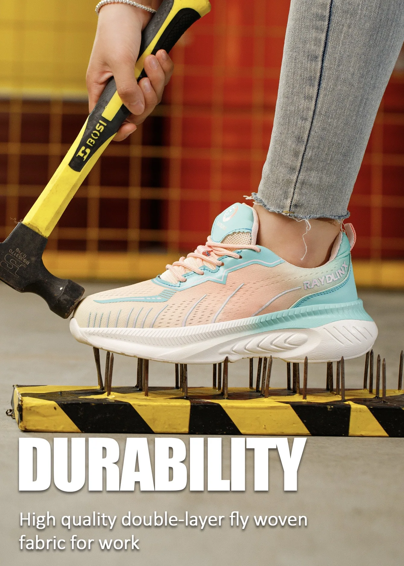 Мужская и женская легкая противоударная противопрокольная стальная головка