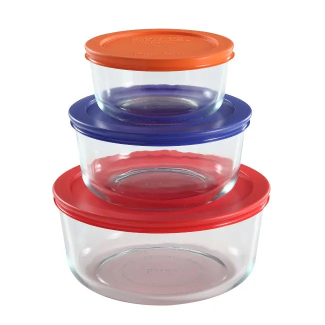 

Simply Store 6-Piece Glass Food Storage Container Set Value Pack with Airtight Lids