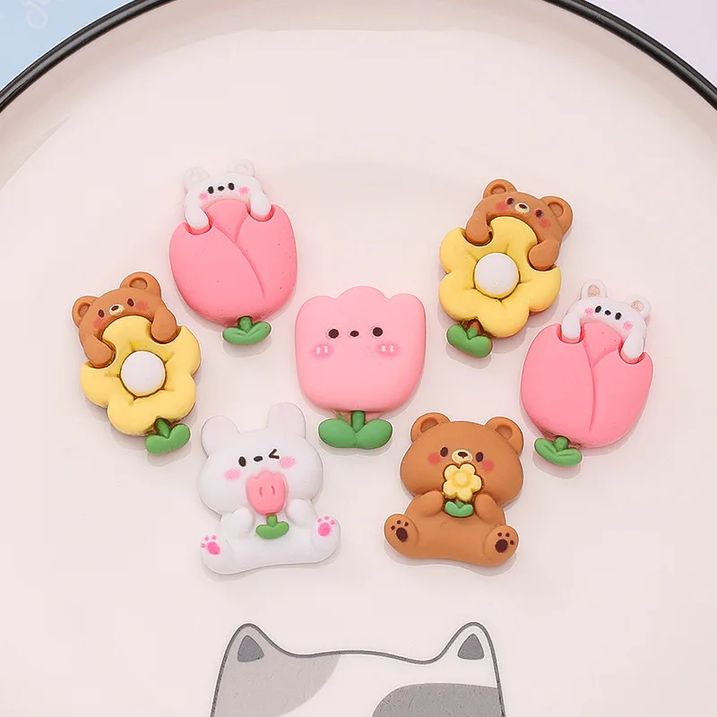 

Бесплатная доставка 100 шт./лот новые милые полимерные мини Мультяшные с плоской задней стороной полимерные DIY свадебные заколки аксессуары ...