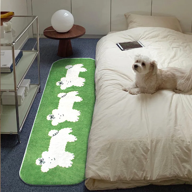 Плюшевый коврик для серфинга чтения собак бега пышный мягкий напольный ковер