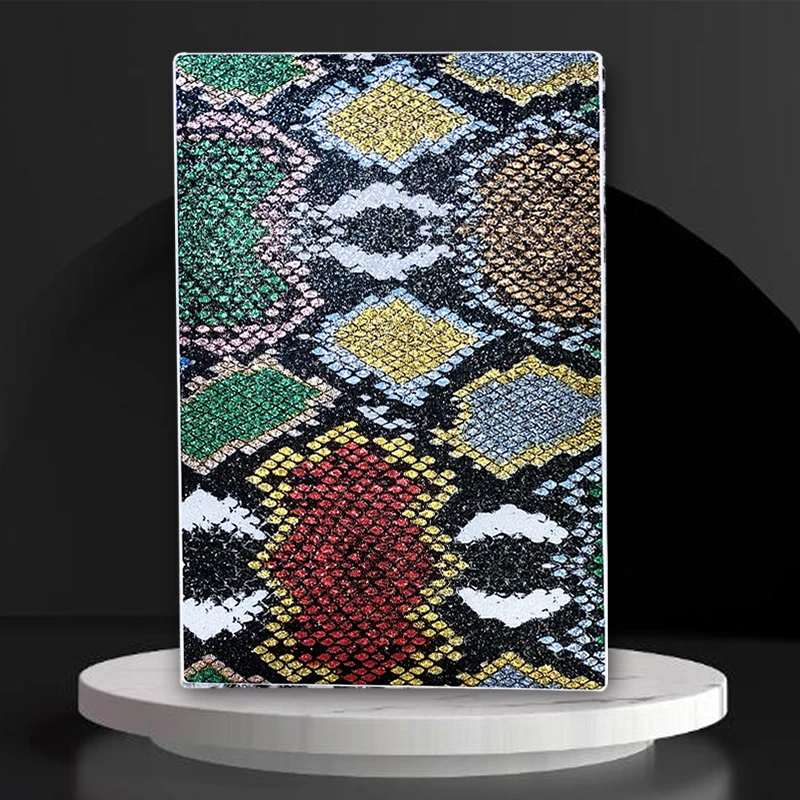 50 Pcs Leopard Snakeskin Print Back Film Sticker Smartphone Housing Cover Protectors Decorative Films for Cut Sunshine SS-890C