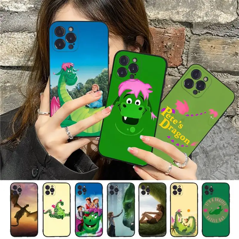 

Disney Pete's Dragon Phone Case Silicone Soft for iphone 14 13 12 11 Pro Mini XS MAX 8 7 6 Plus X XS XR Cover