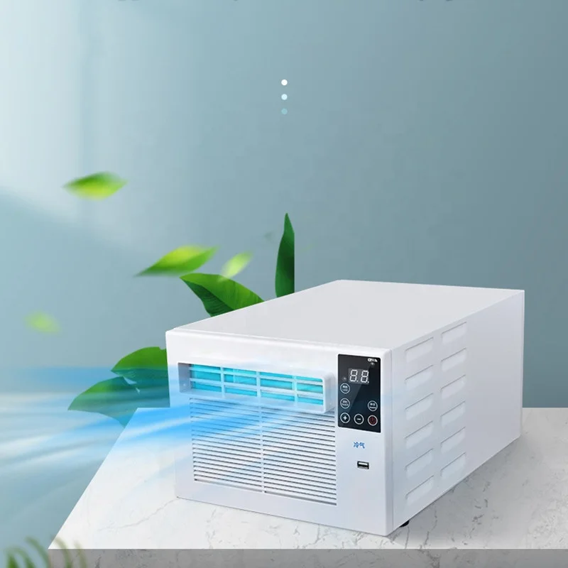 

110V / 220V Room Dormitory Portable Fan Remote Control Small Desktop Refrigeration Fan Panel Air Conditioner