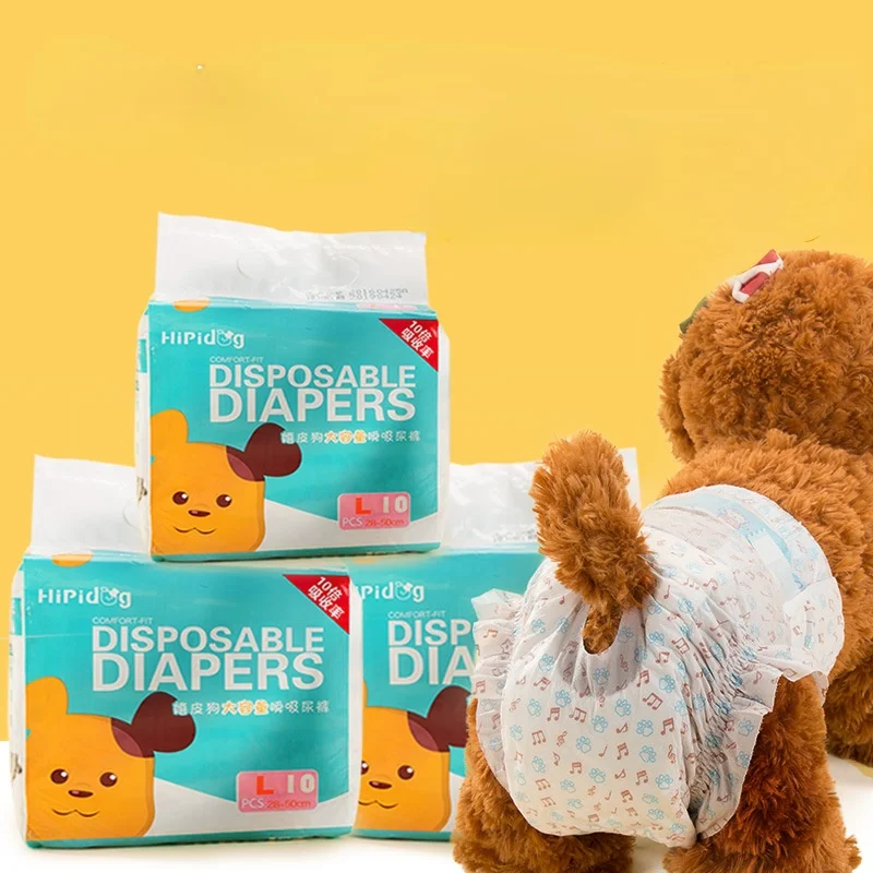 

Pads Dog Diapers Pants Physiological Diapers Dogs Safety Pee Puppy Pet Supplies Cleaning Color-changing Underwear Dog
