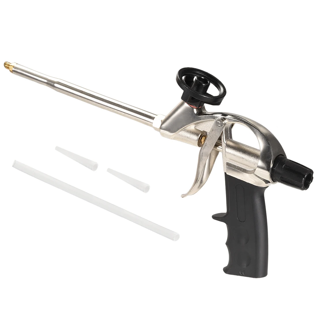 

Uxcell Professional Foam Gun 13.8" PU Expanding Dispensing Foaming Spray Applicator for Caulking Filling Sealing