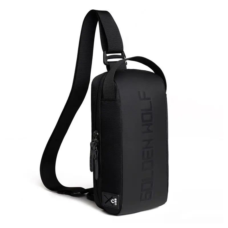 Fashion Travel Chest Bag Men's Business Leisure Shoulder Bag Sports Riding Chest Bags Large Capacity Waterproof Messenger Bag