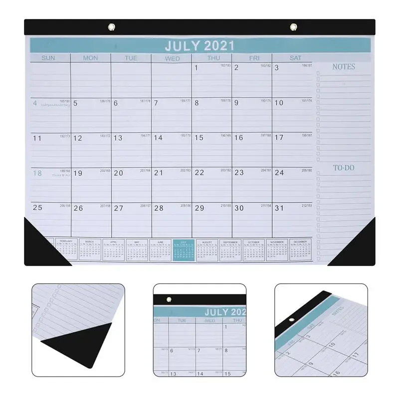 

1pc 2022 Home Office English Wall Calendar Indoor Hanging Schedule Calendar
