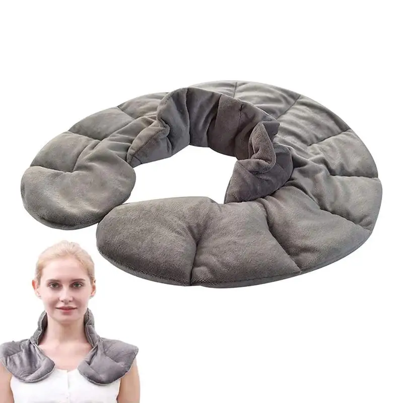 

Moist Microwavable Heating Pad For Shoulder Heated Neck Protection Pack U-Shaped Cover Cervical Spine Shawl Pillow Back Warmer