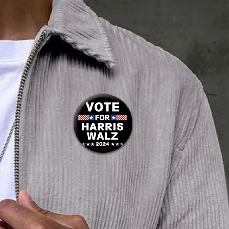 20 упаковок Harris Waltz 2024 Kamala Президентский значок и круглая брошь на пуговицах