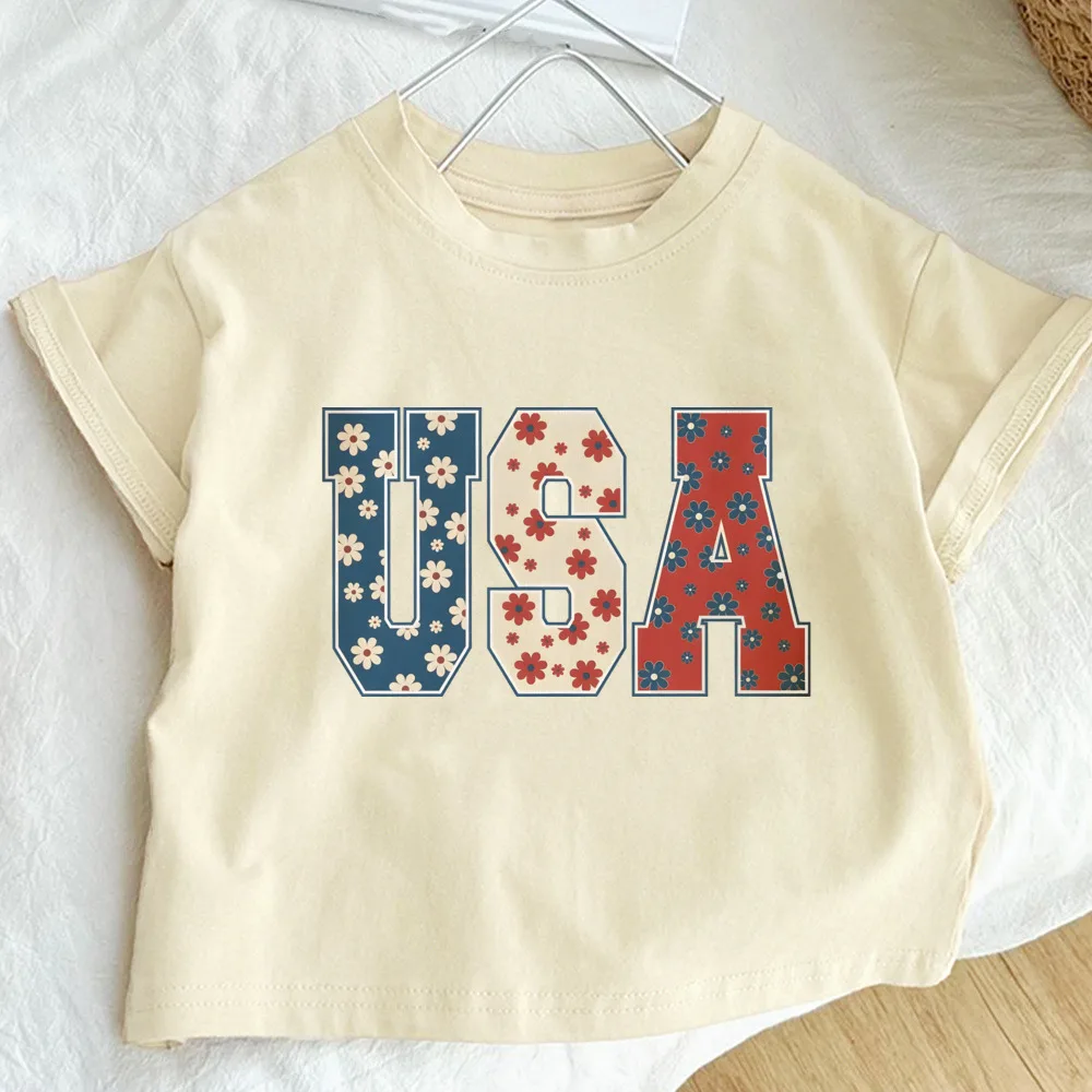 Детская футболка и комбинезон с принтом День независимости США