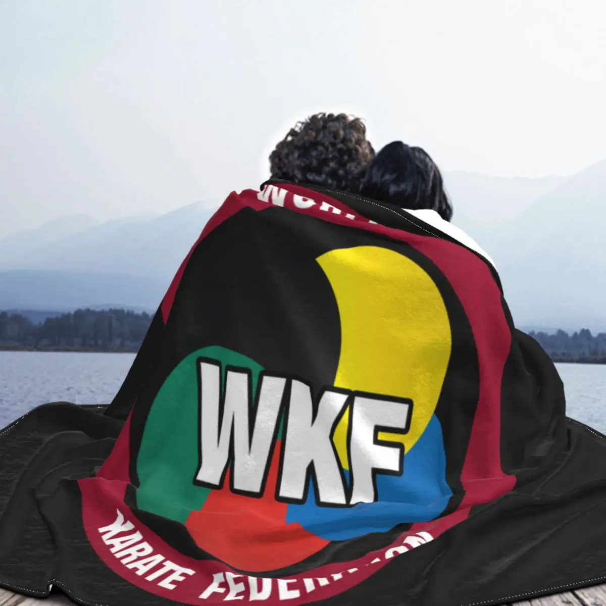 Фото Новое мужское одеяло с логотипом Wkf Karate World League, размер S, M, L, Xl 2Xl 3Xl, многоцветное одеяло для отдыха №5