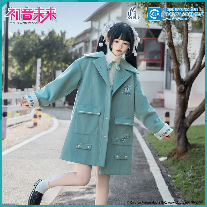 2024 оригинальное пальто Хацунэ Мику куртка женское зимнее JK униформа Vocaloid