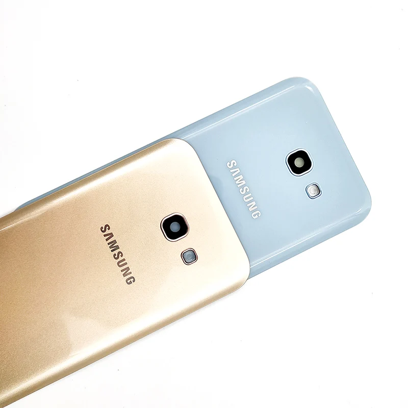 Новая задняя крышка батарейного отсека для Samsung Galaxy A3 2017 A320 A320F Замена + объектив