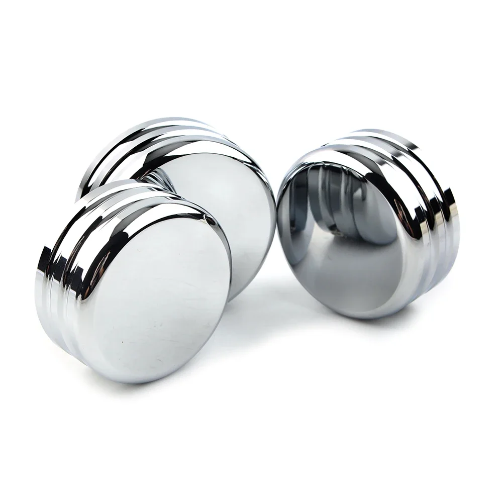 Хромированные крышки гаек верхней вилки с ЧПУ для мотоцикла Harley Sportster 883 Iron Low XL883L