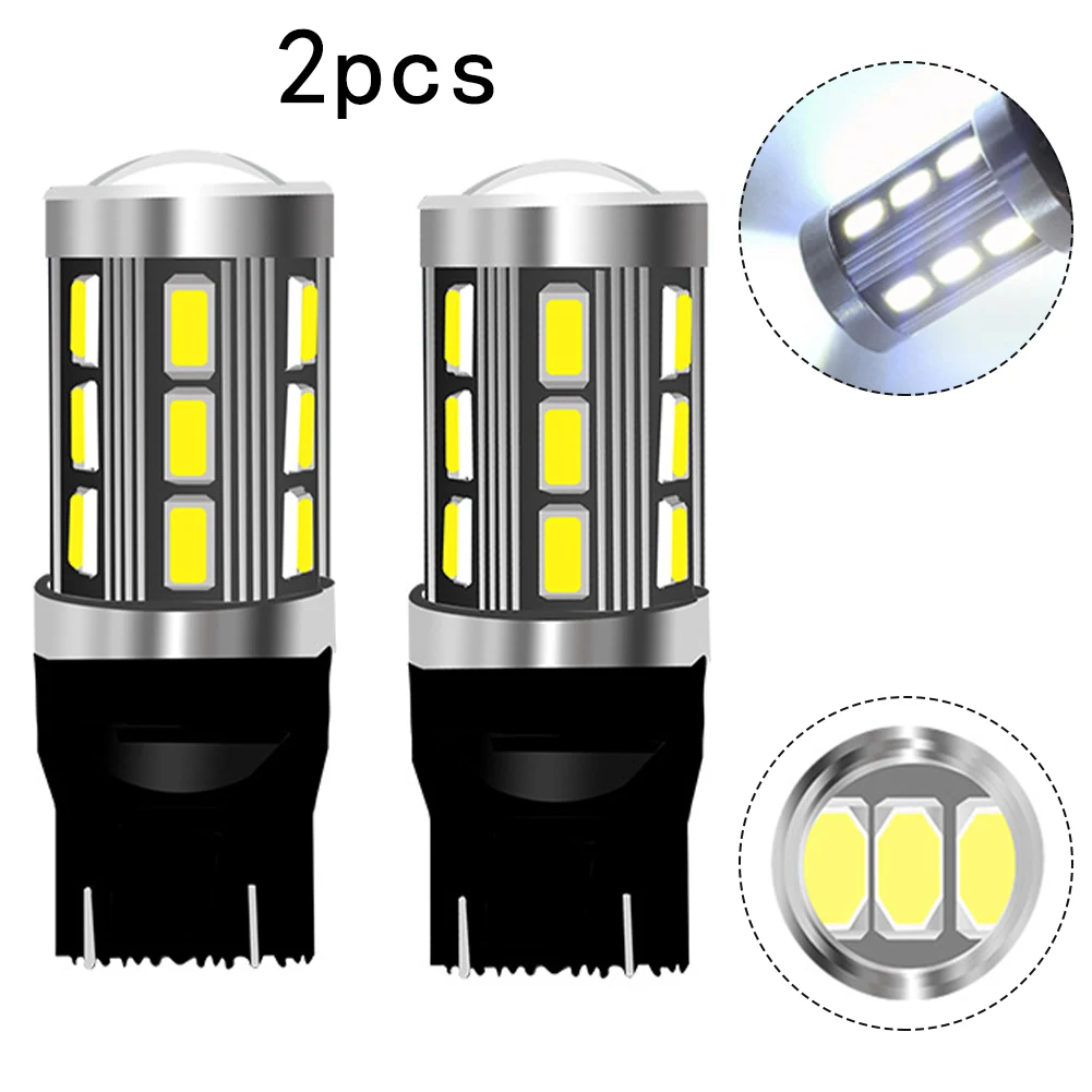 

7443 5630 18SMD стоп светильник светодиодный автомобильный сигнал поворота DRL босветильник ксенон белый 2 шт. 7443 светильник льный сигнал поворота