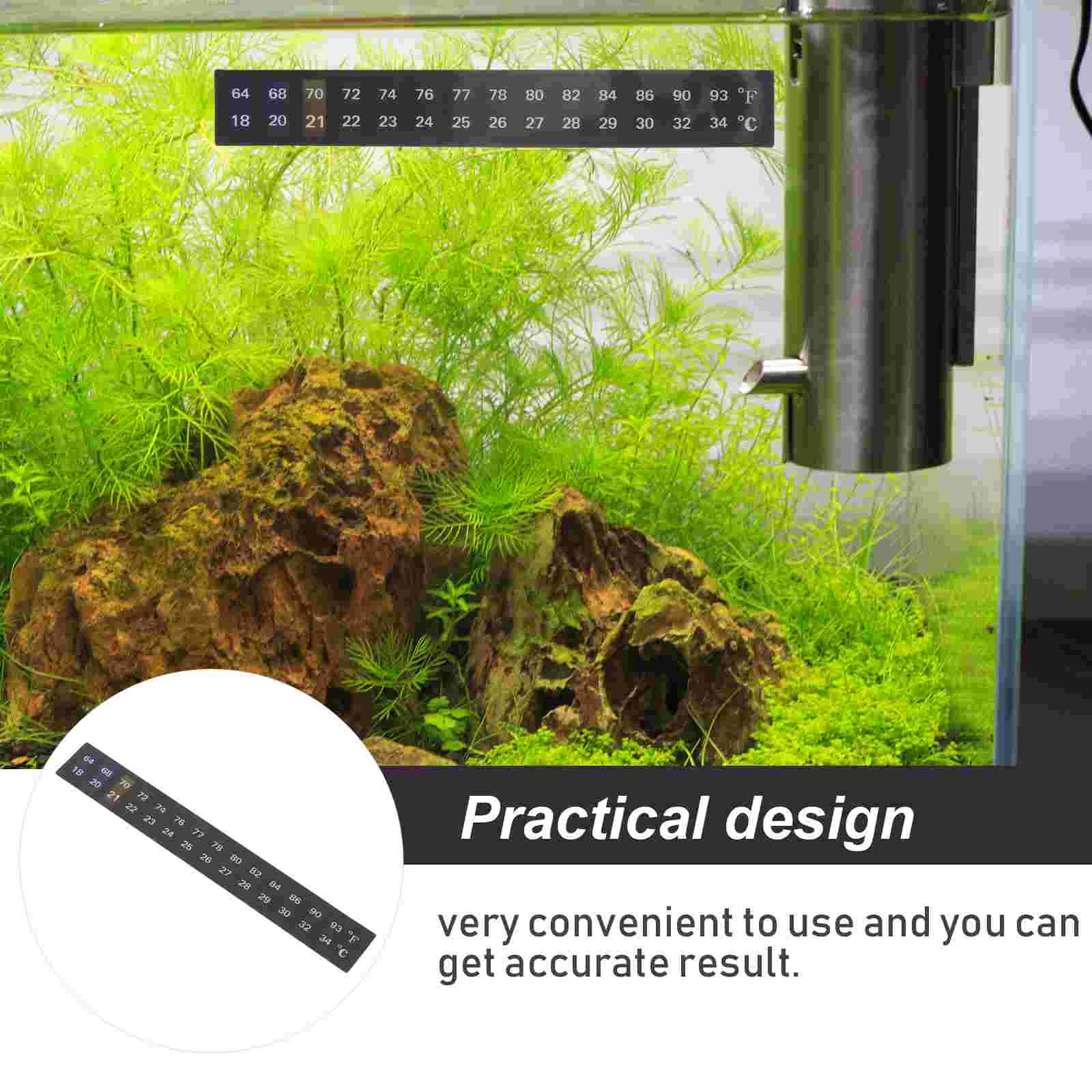 Наклейки на термометр наклейки полоски для температуры аквариума цифровые