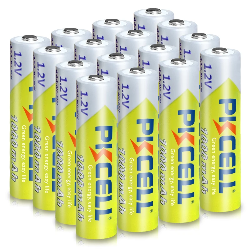 

Аккумуляторные Ni-MH батарейки PKCELL AAA 1,2 ма, в, 16 шт.