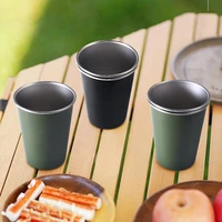40hot 350ml coffee cup portable ins style stainless steel camping outdoor beer milk mug water cup for daily use
