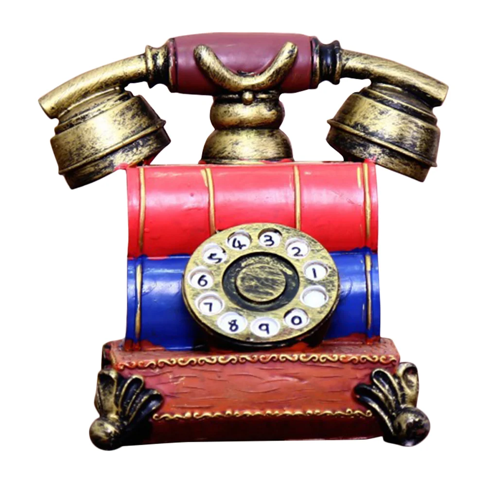 

Vintage Telephone Model Telephone Plaything Kids Simulated Telephone Plaything