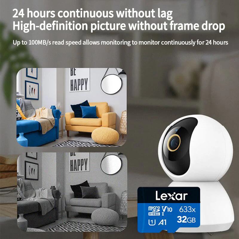 SD-карта Lexar оригинальная карта памяти Micro SD 633X флэш-карты 128 ГБ 256 64 32 512 SDXC 4K Class 10 для