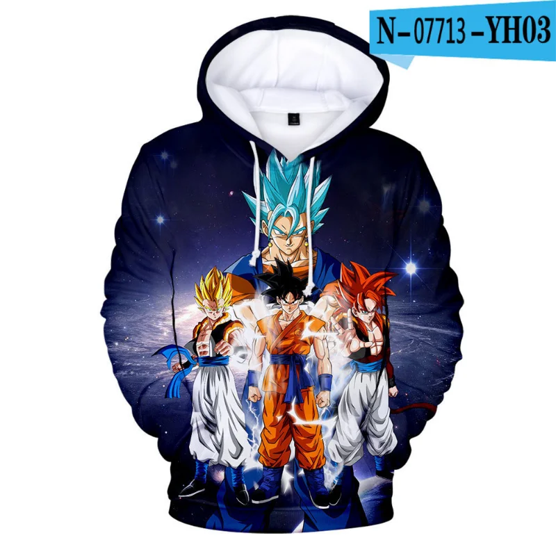 

Goku Sweatshirt Hoodie Harajuku Anime Dragon Ball Hoodie Sweatshirt 3D Print Clothes Pullovers Boys/Girls Kids