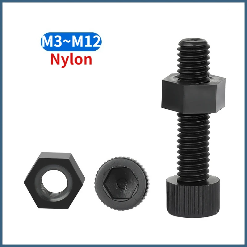 

Нейлоновые болты с гайками M3-M12