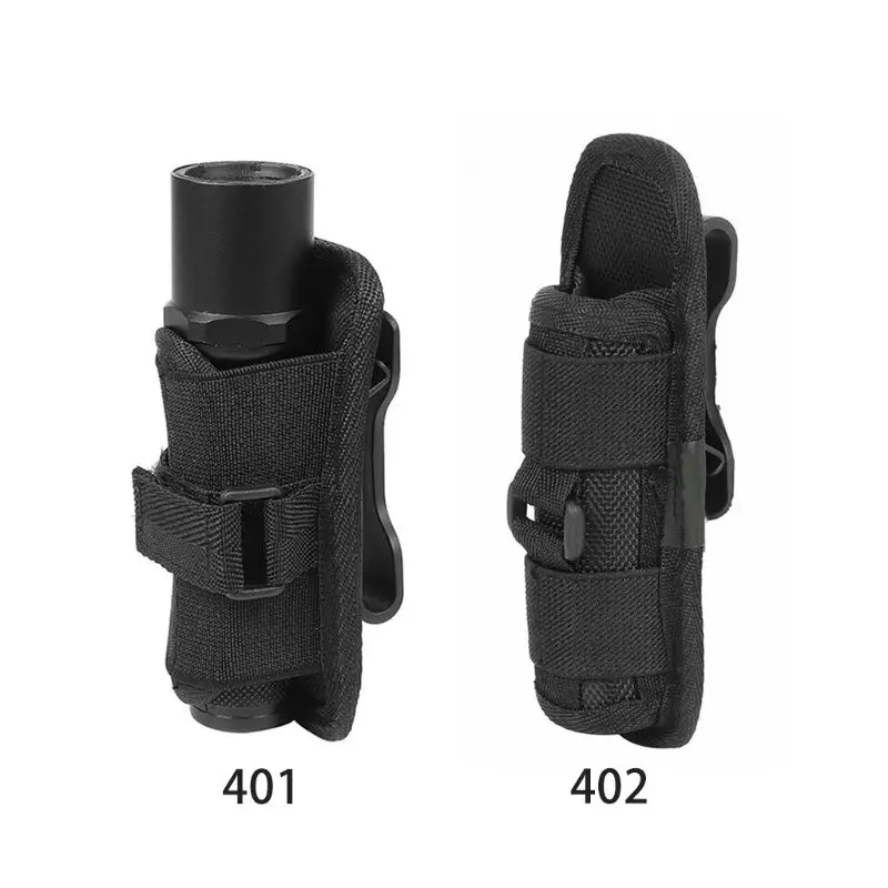 

360 Degrees Rotatable Flashlight Pouch Holster Torch Case for Belt Torch Cover Hunting Lighting dropshipping